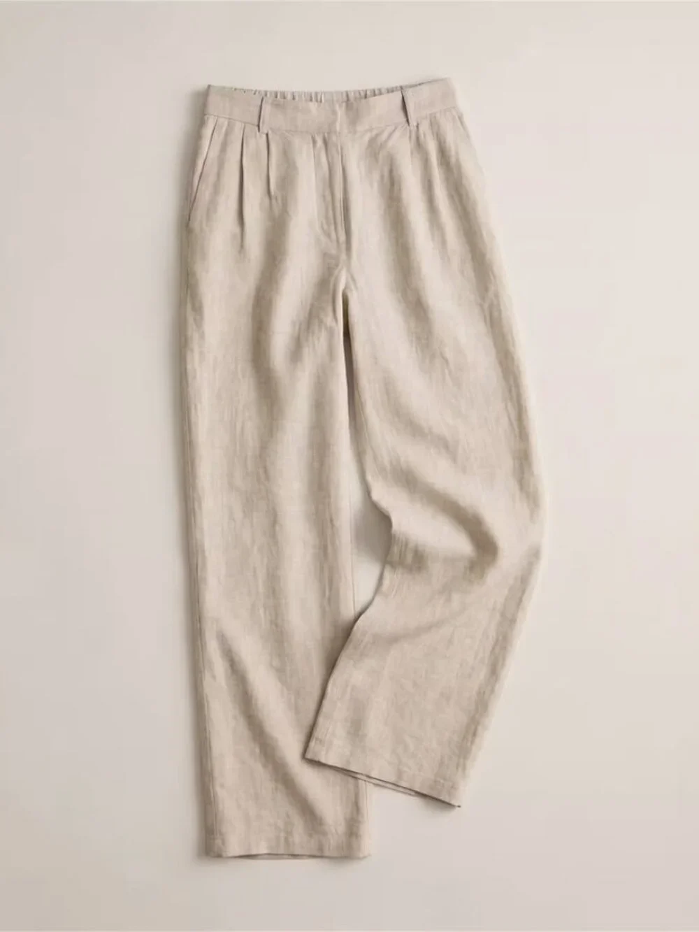 QUINCE 100% European Linen Pleated Trouser
